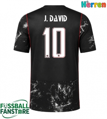 Kanada Jonathan David #10 Replik Auswärtstrikot WM 2026 Kurzarm